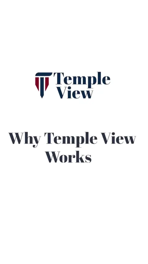 Temple View Capital ad still